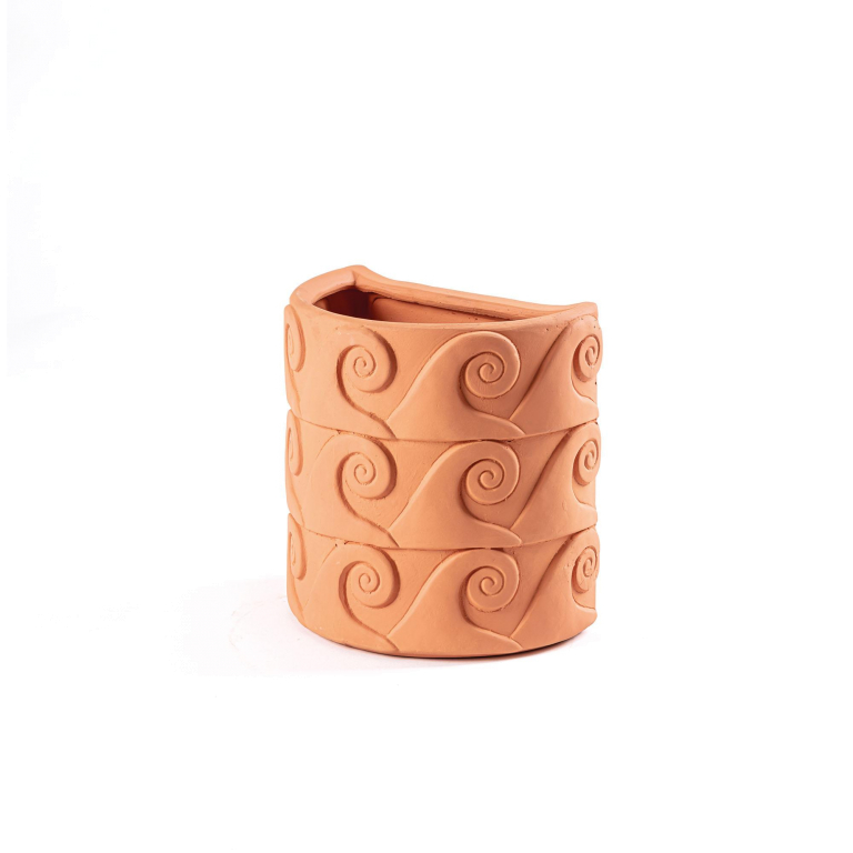 Seletti Magna Graecia bloempot wand Greche terracotta