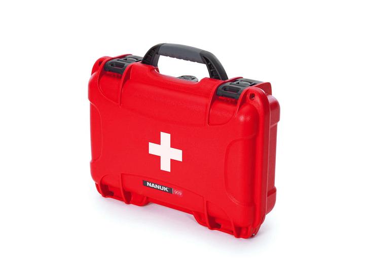 Nanuk Kunststoffkoffer 909 Erste-Hilfe - leer Leichter, wasserdichter und robuster Hartschalenkoffer