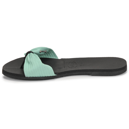 Havaianas - YOU ST TROPEZ BASIC - Noir / Vert