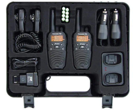 Stabo freecomm 700, 8 kanaler, 10000 m, Voksen, Unisex, LCD, Nikkel-Metalhydrid (NiMH)