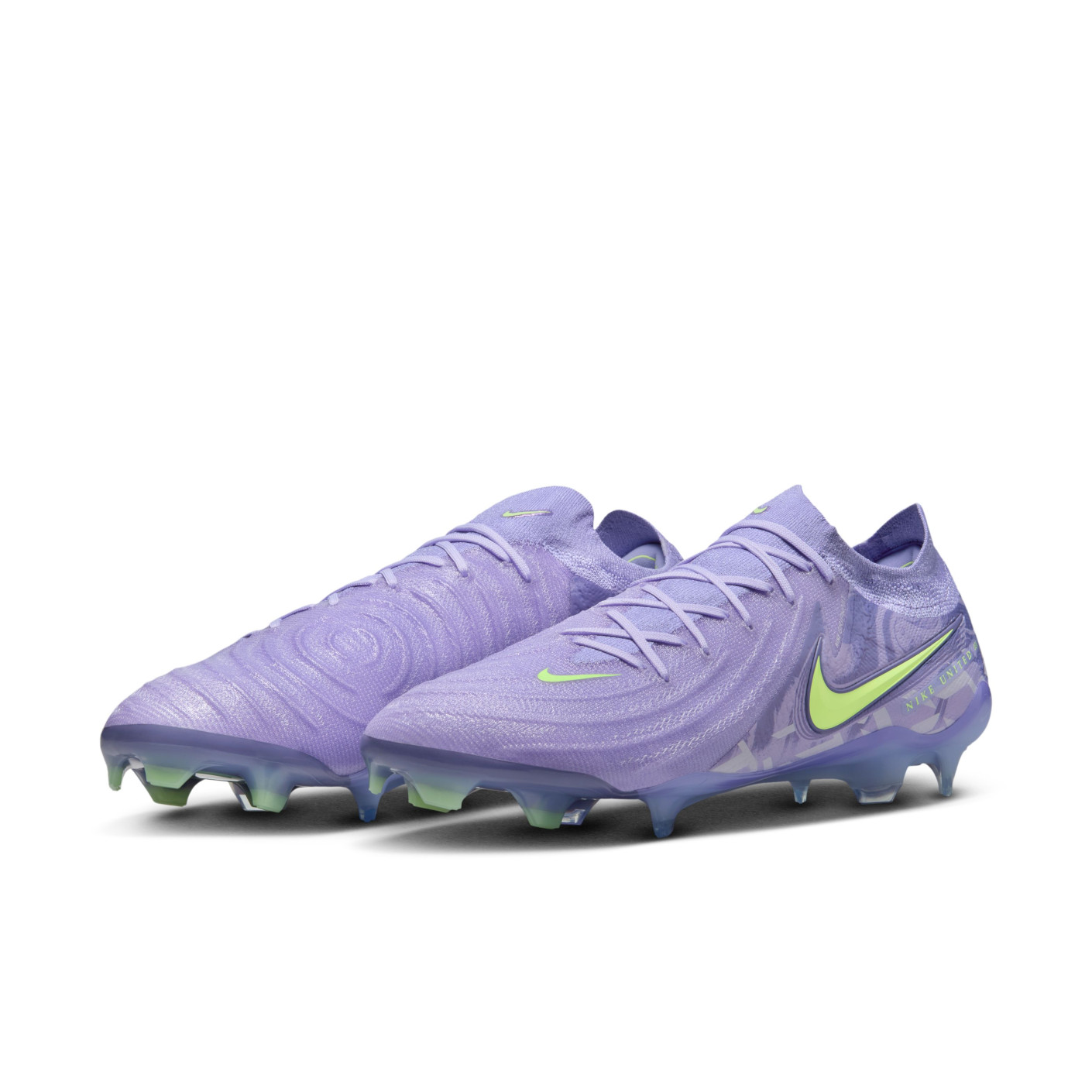 Nike Phantom GX II Elite Gras Voetbalschoenen (FG) Lichtpaars Lichtgeel
