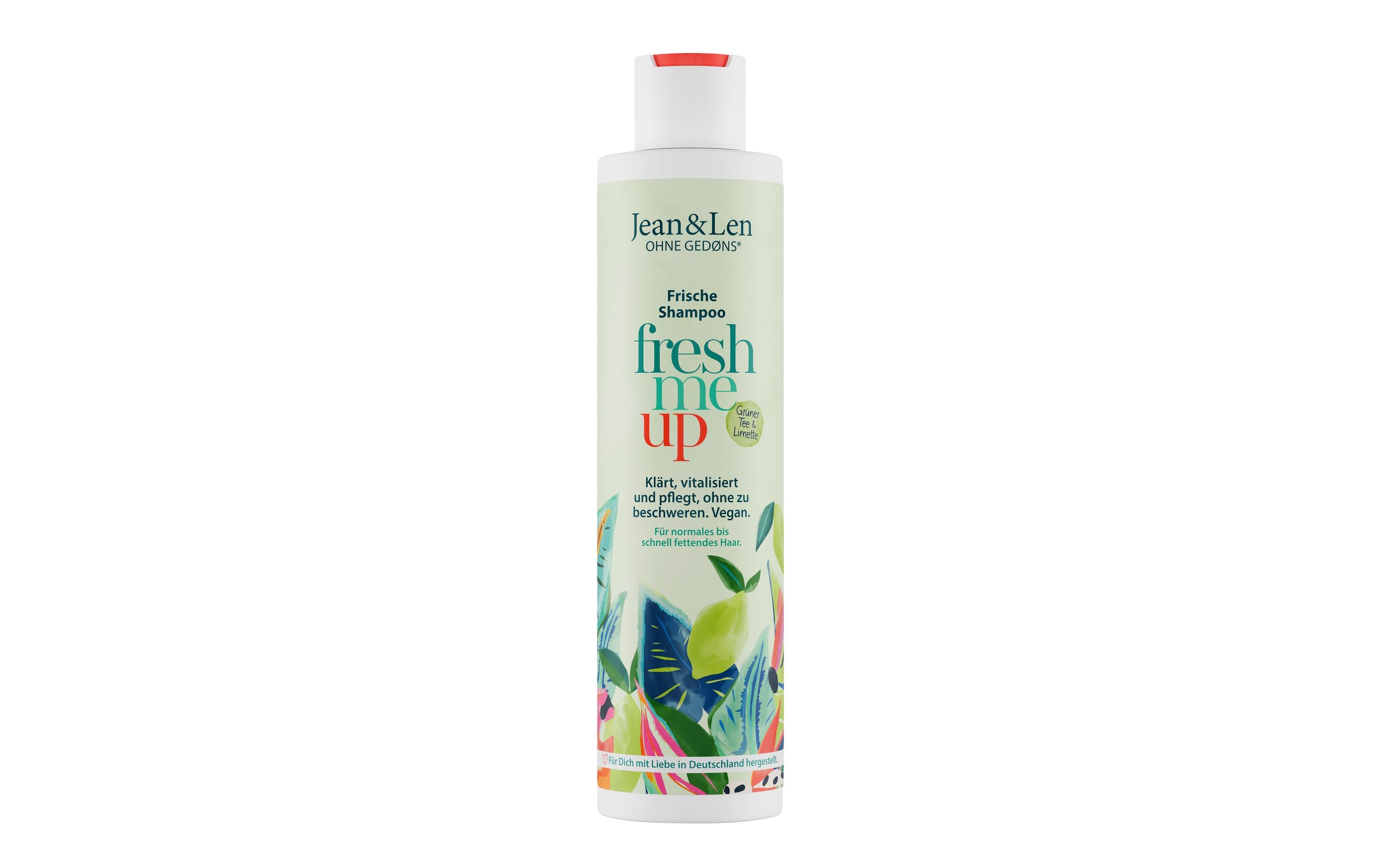 Shampoo Frisch mit Grünem Tee & Limette 300 mlNatürliche Haarpflege für normales bis schnell fettendes Haar