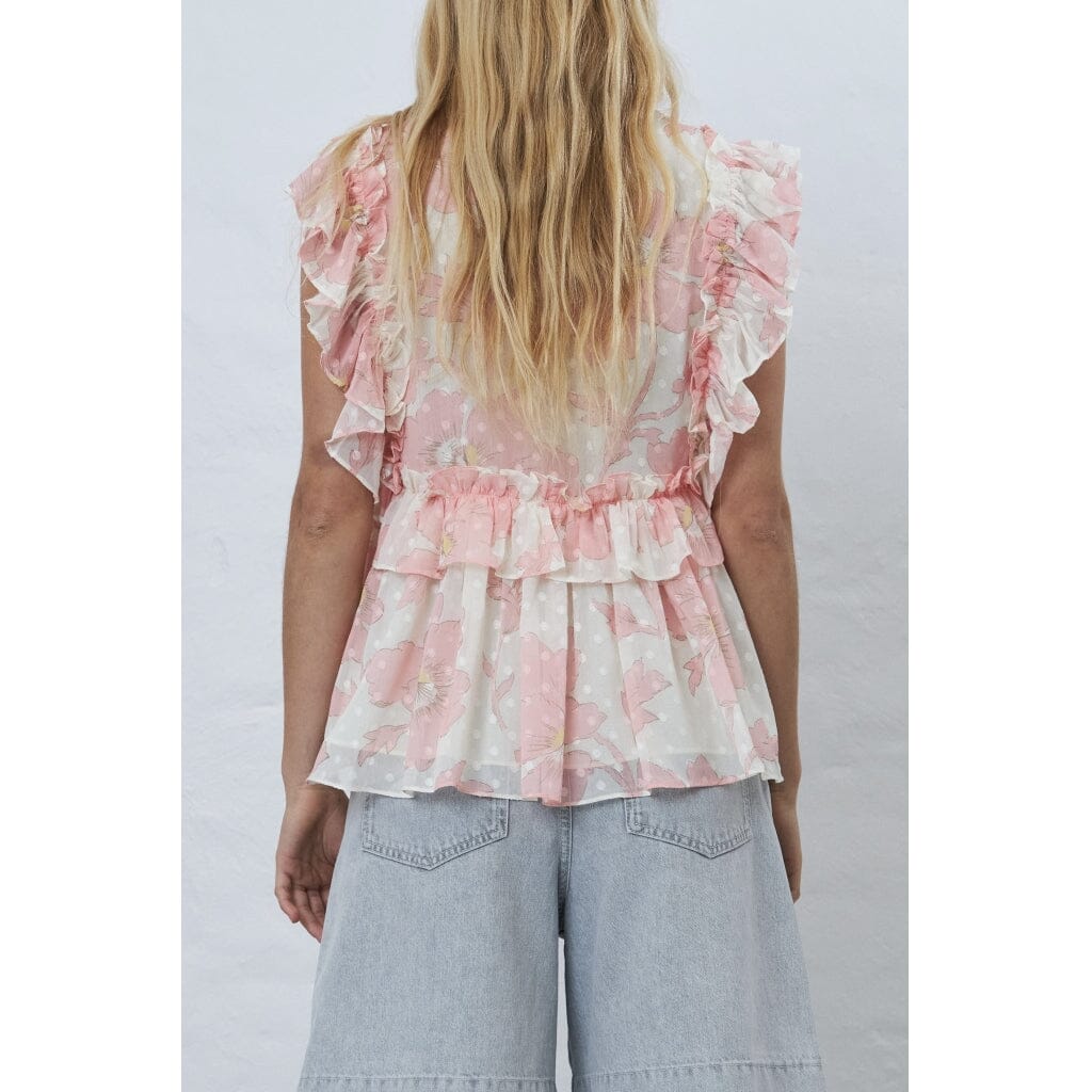 Stella Nova Flounce Chiffon Top