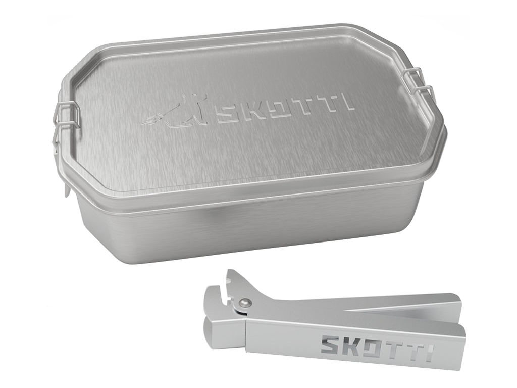 Skotti Boks 1 liter RVS pan