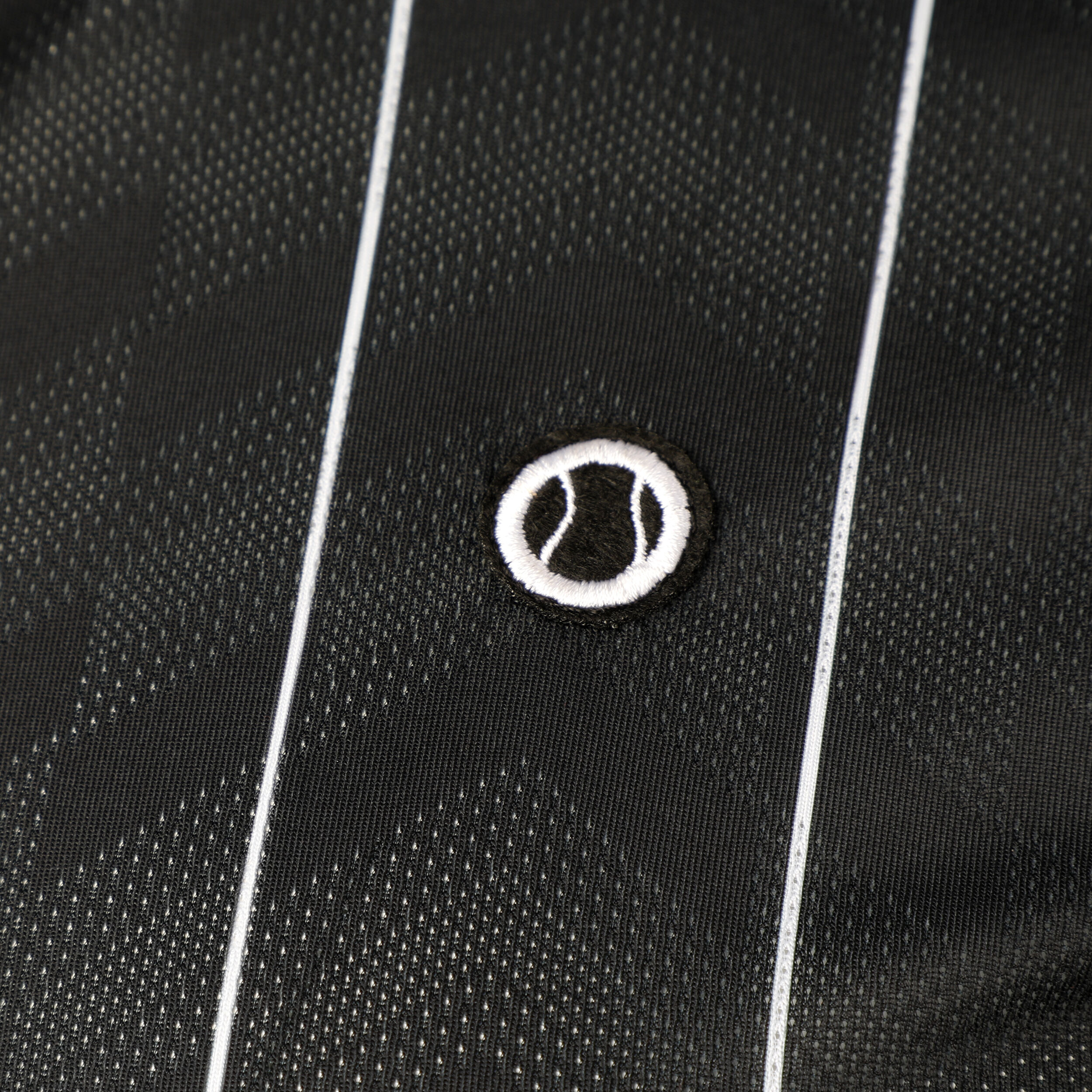 Tennis-Point Stripes Polo Edition Spéciale Hommes - Noir , Blanc
