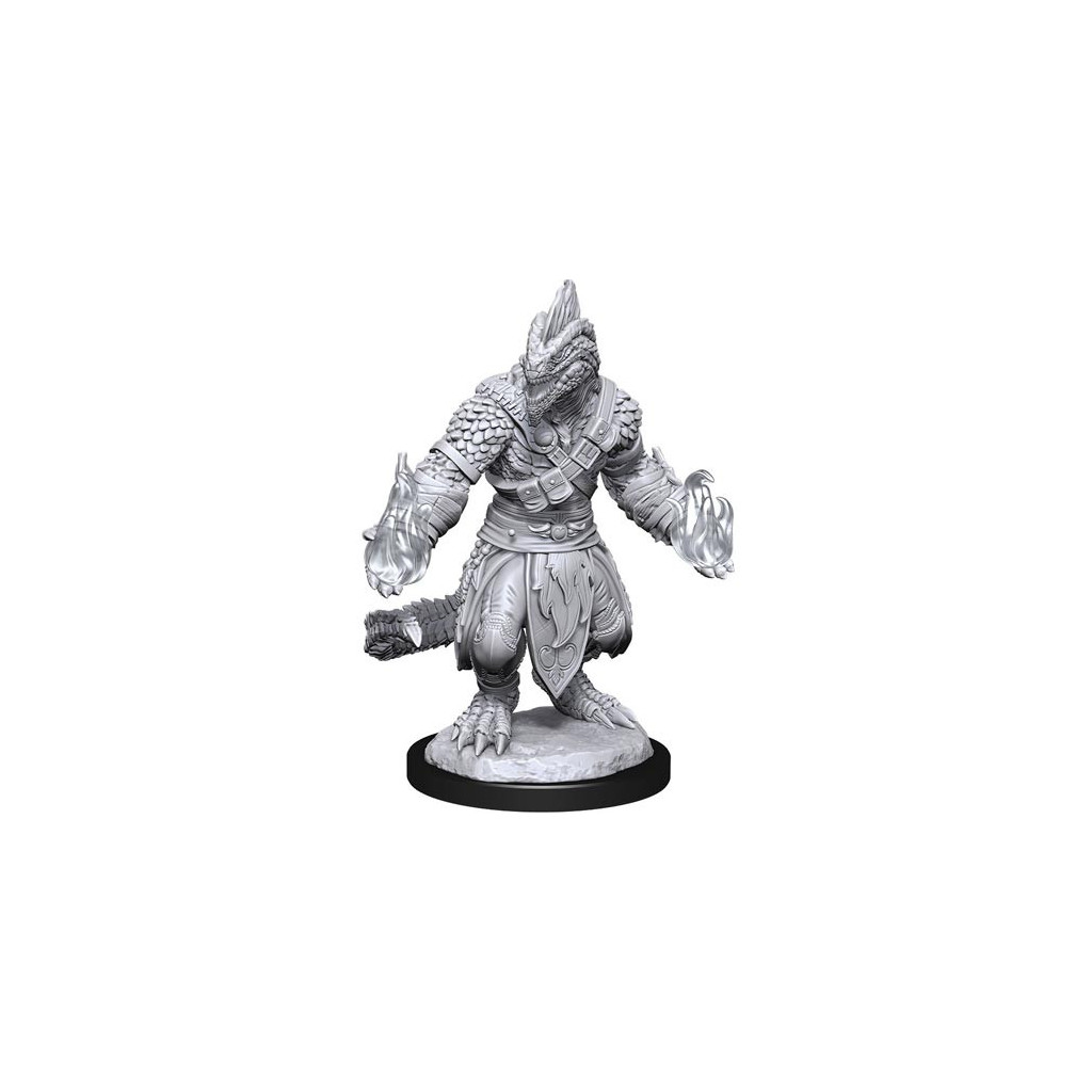 D&D Nolzur's Marvelous Unpainted Miniatures: Lizardfolk Barbarian & Cleric