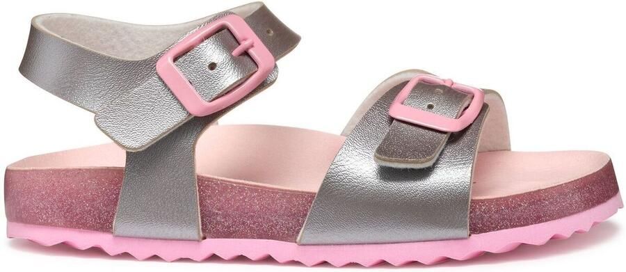 GEOX ADRIEL TIENERS Sandalen ZILVER ROZE