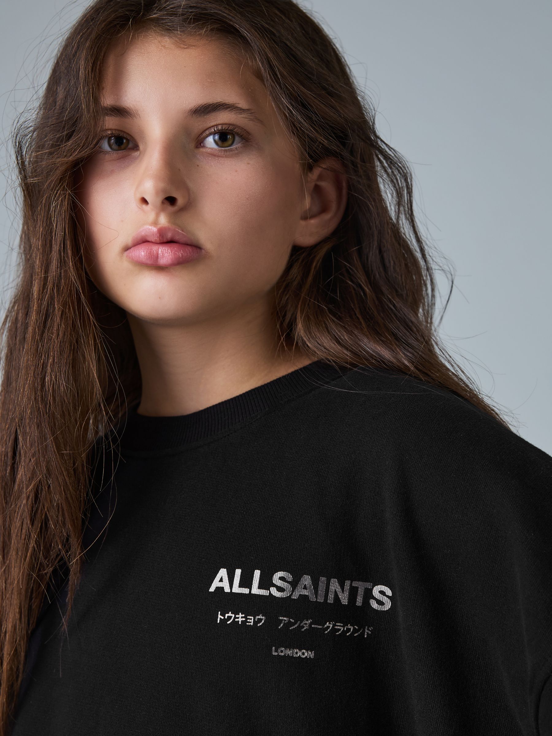 smALLSAINTS Underground Pleated Back Oversized Sweat Dress