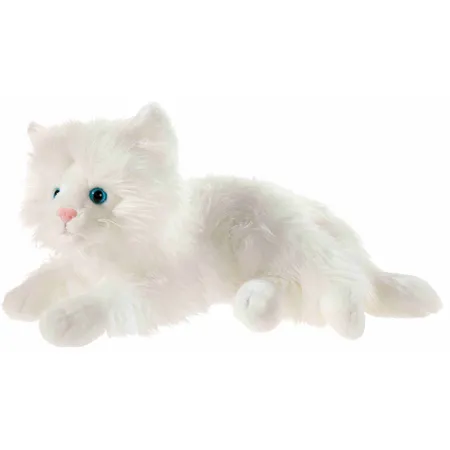 Heunec Misanimo Schmusekatze weiß liegend 30 cm