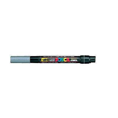 Uni-Ball Pinselstift Posca PCF-350, silber