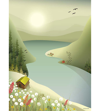 Vissevasse Poster - 30x40 cm - Mountains