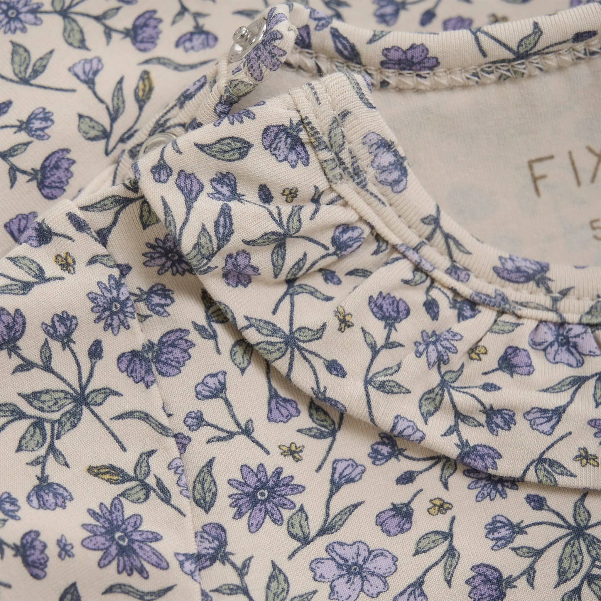 Fixoni Cache-Couche Imprimé Fleurs 6-24mois