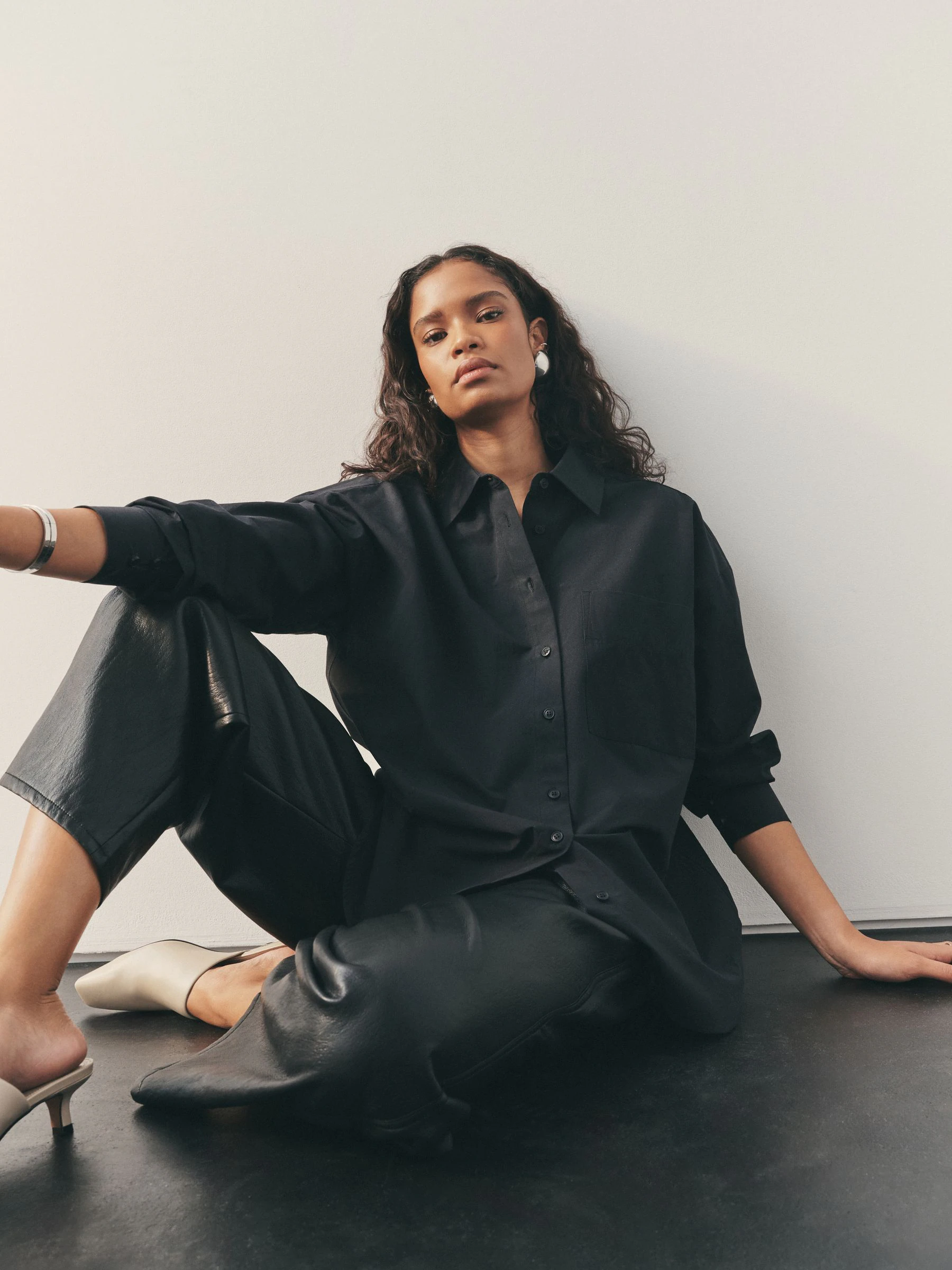 Zwart - Nothing Ordinary Cotton Relaxed Shirt