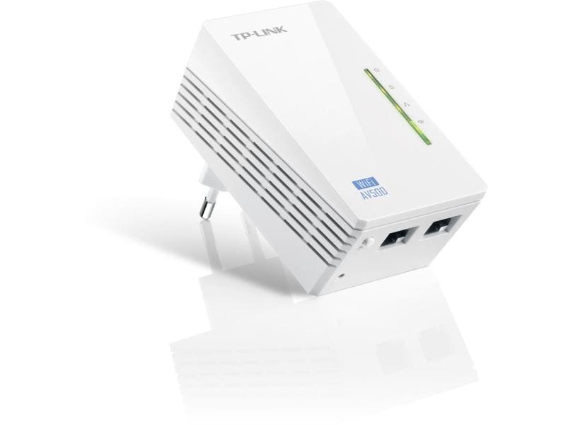 TP-Link Powerline TL-WPA4220 Einzeladapter AV600-Powerline, 2 x LAN