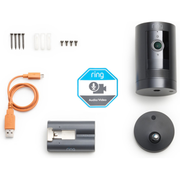 Ring Stick Up Camera Battery Zwart