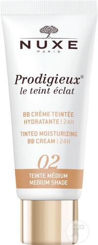 Nuxe Prodigieux Le Teint Éclat BB Crème Teintée Hydratant 24h 02 Teinte Medium 30ml