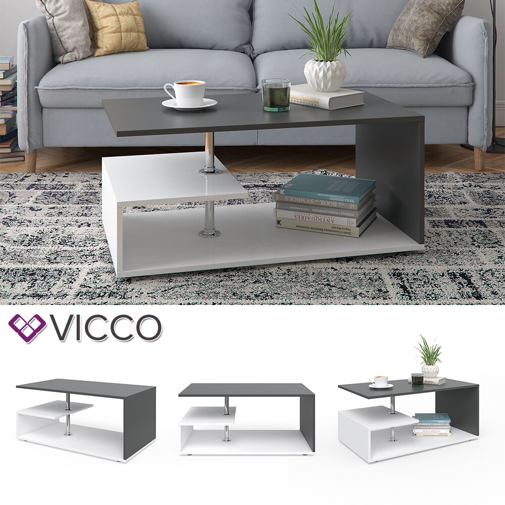 VICCO Couchtisch GUILLERMO - Wohnzimmertisch Sofatisch Tisch 4 Farbvarianten