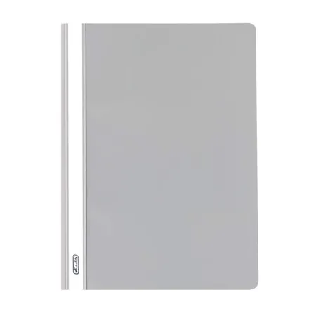 Herlitz Schnellhefter extra stabil, PP, DIN A4, dunkelgrau, 10 Stück