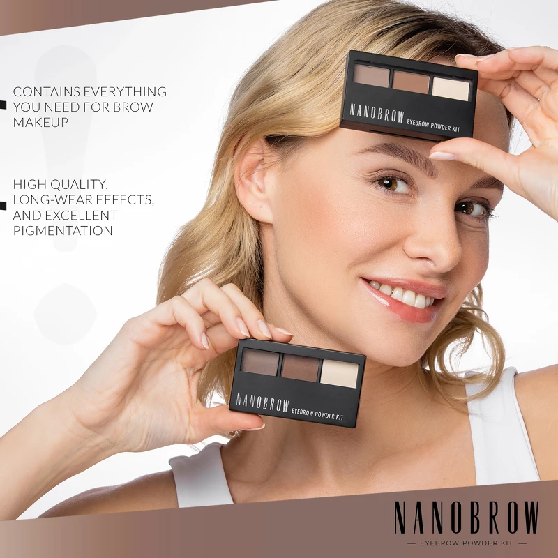Nanobrow Eyebrow Powder Kit 4 gr. - Dark