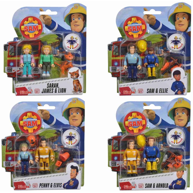 Feuerwehrmann Sam - Figuren im Doppelpack - verschiedene Modelle