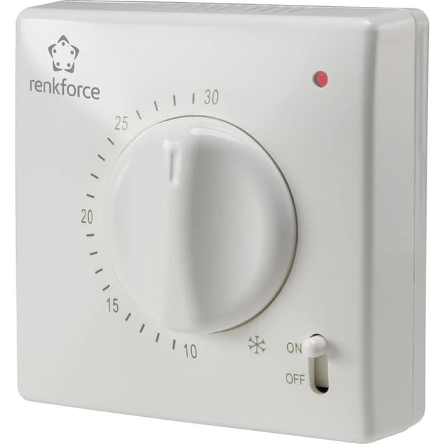 Renkforce TR-93 Rumtermostat Overflademonteret Døgnur 5