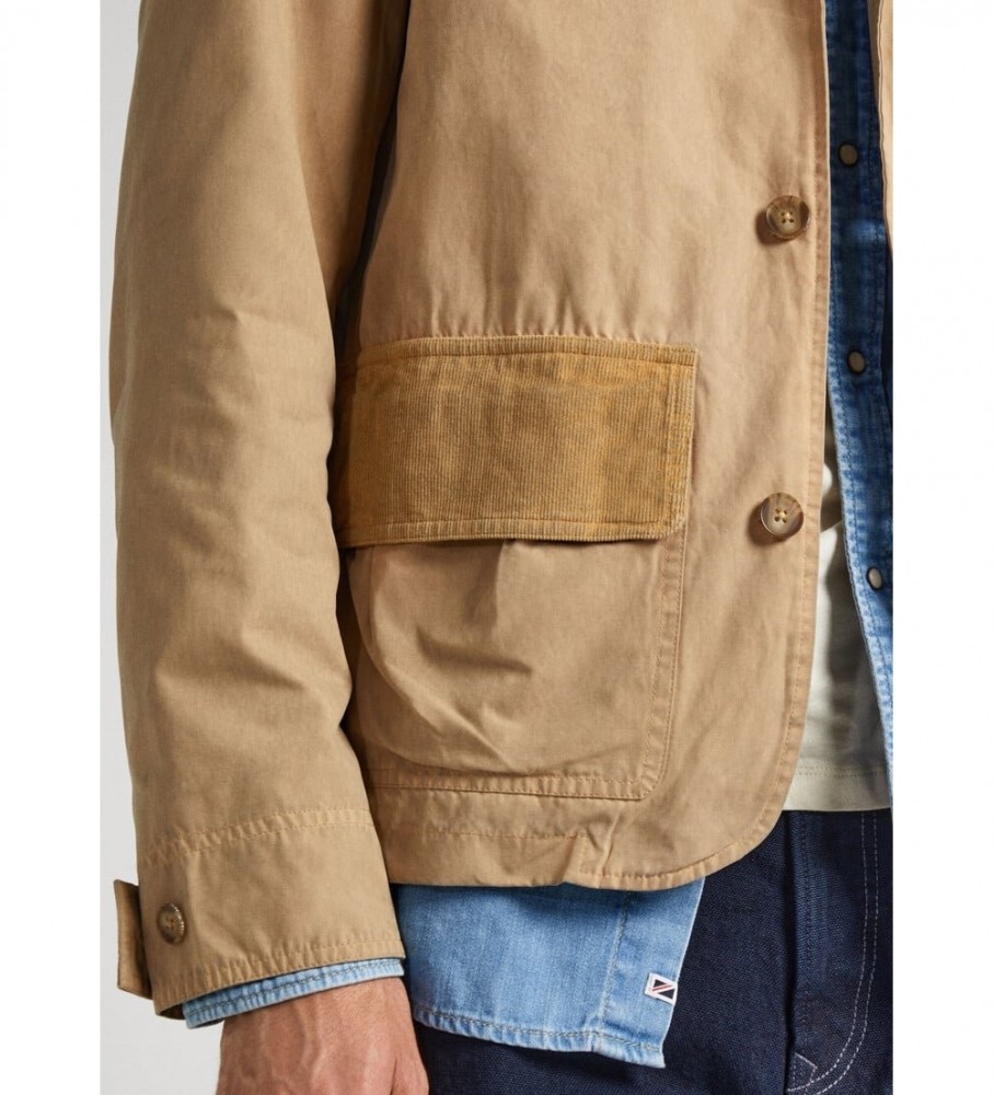Jaqueta bege Baylor da Pepe Jeans