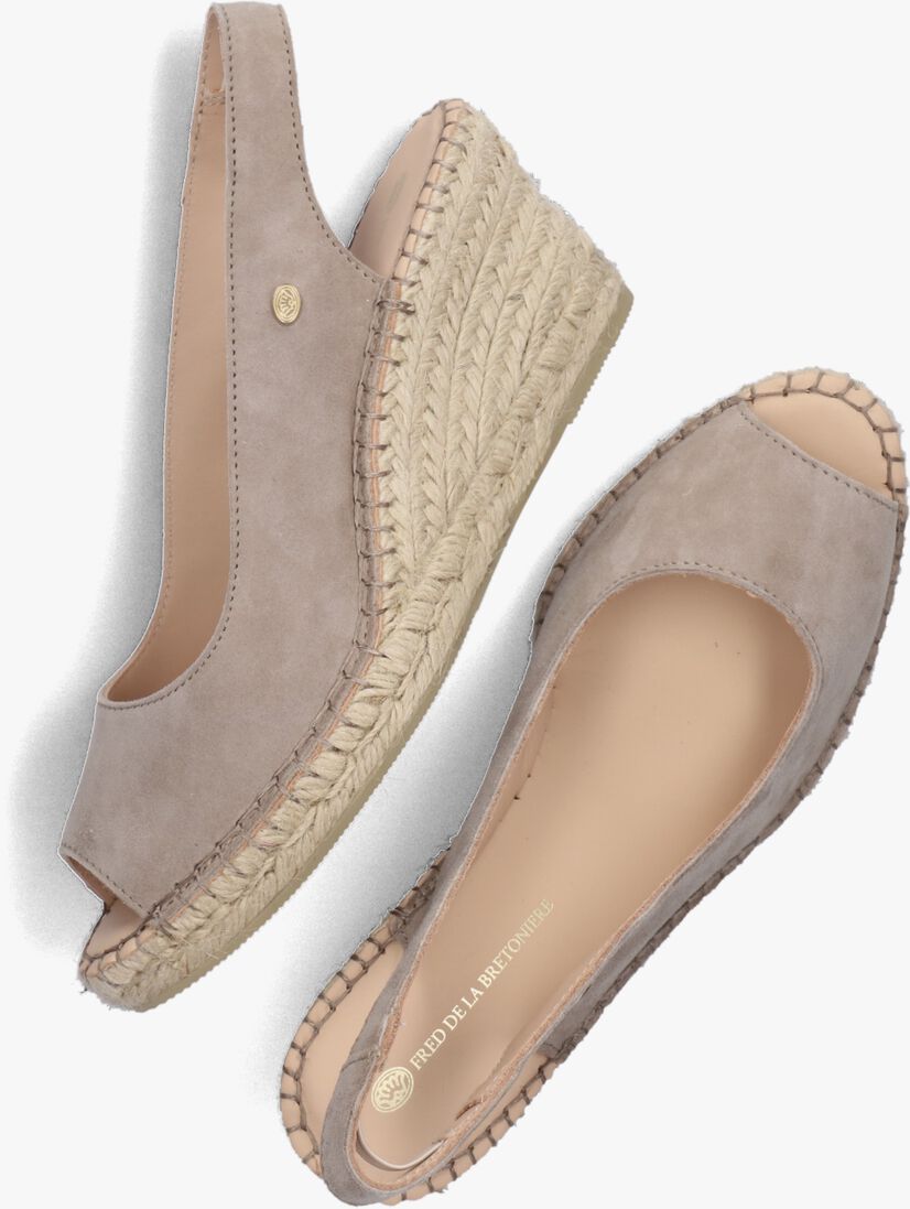 FRED DE LA BRETONIERE taupe fred de la bretoniere espadrilles 153010240