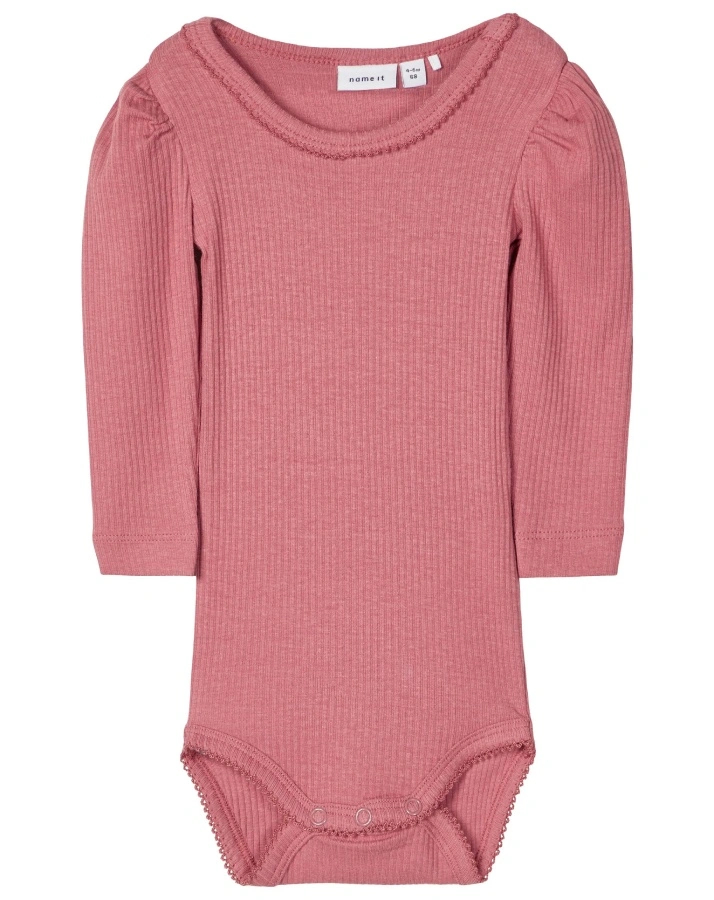 Langarmbody NBFKABEXI in Deco Rose