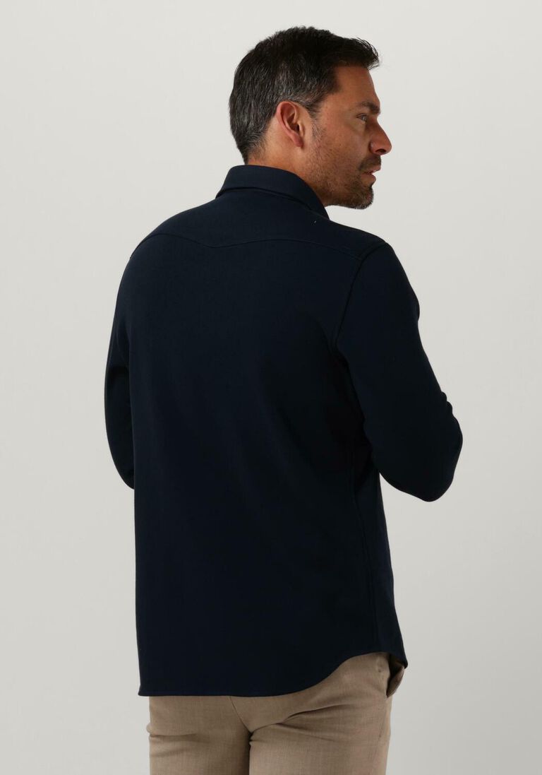 PROFUOMO donkerblauwe profuomo overshirt ppuf10004