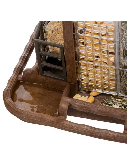 Ferplast Voedersilo Jok 2 - Voersilo - 34x26x23 cm Bruin