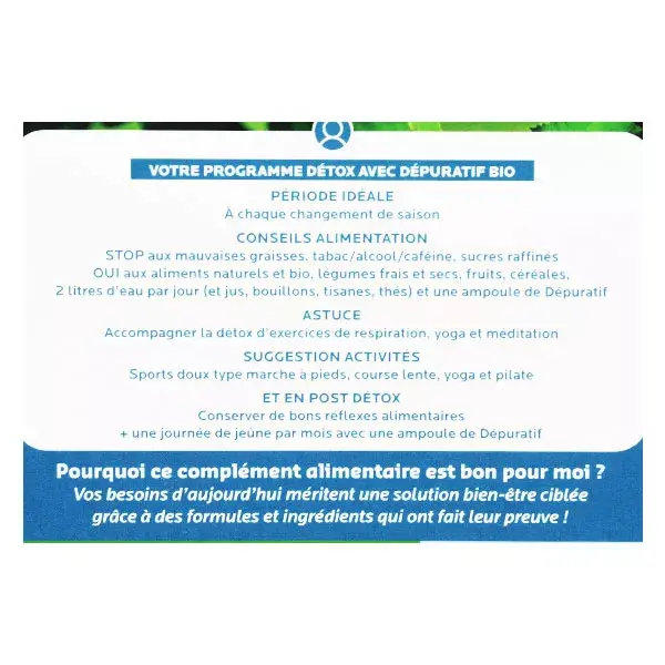 Fitoform Depurativo Orgânico 20 ampolas