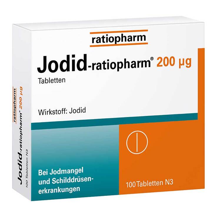 Jodid-ratiopharm® 200 µg Tabletten, 100 St