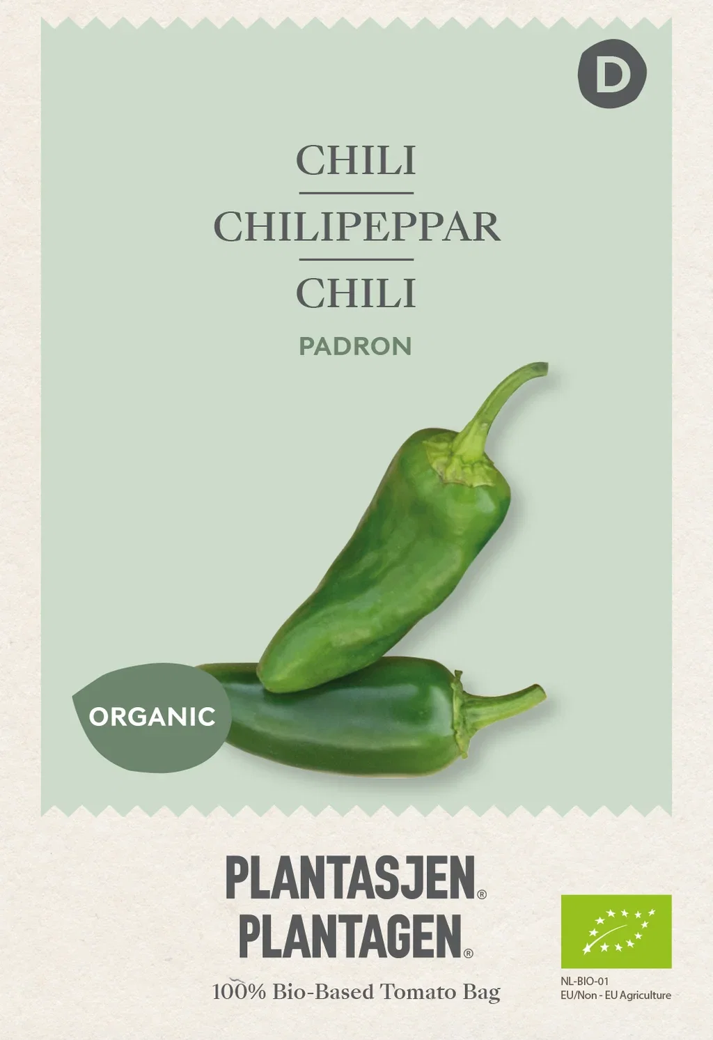 Capsicum annuum Chili 'Padron'