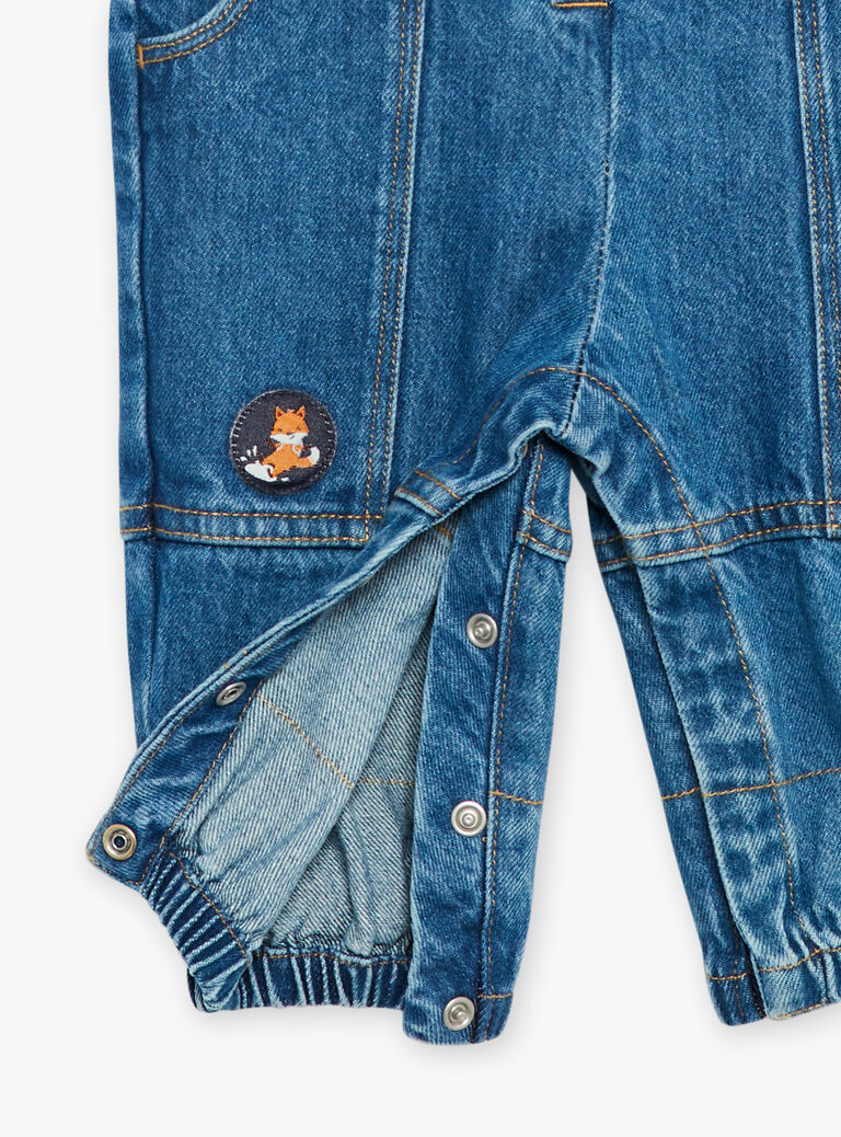 Salopette bleue en jean