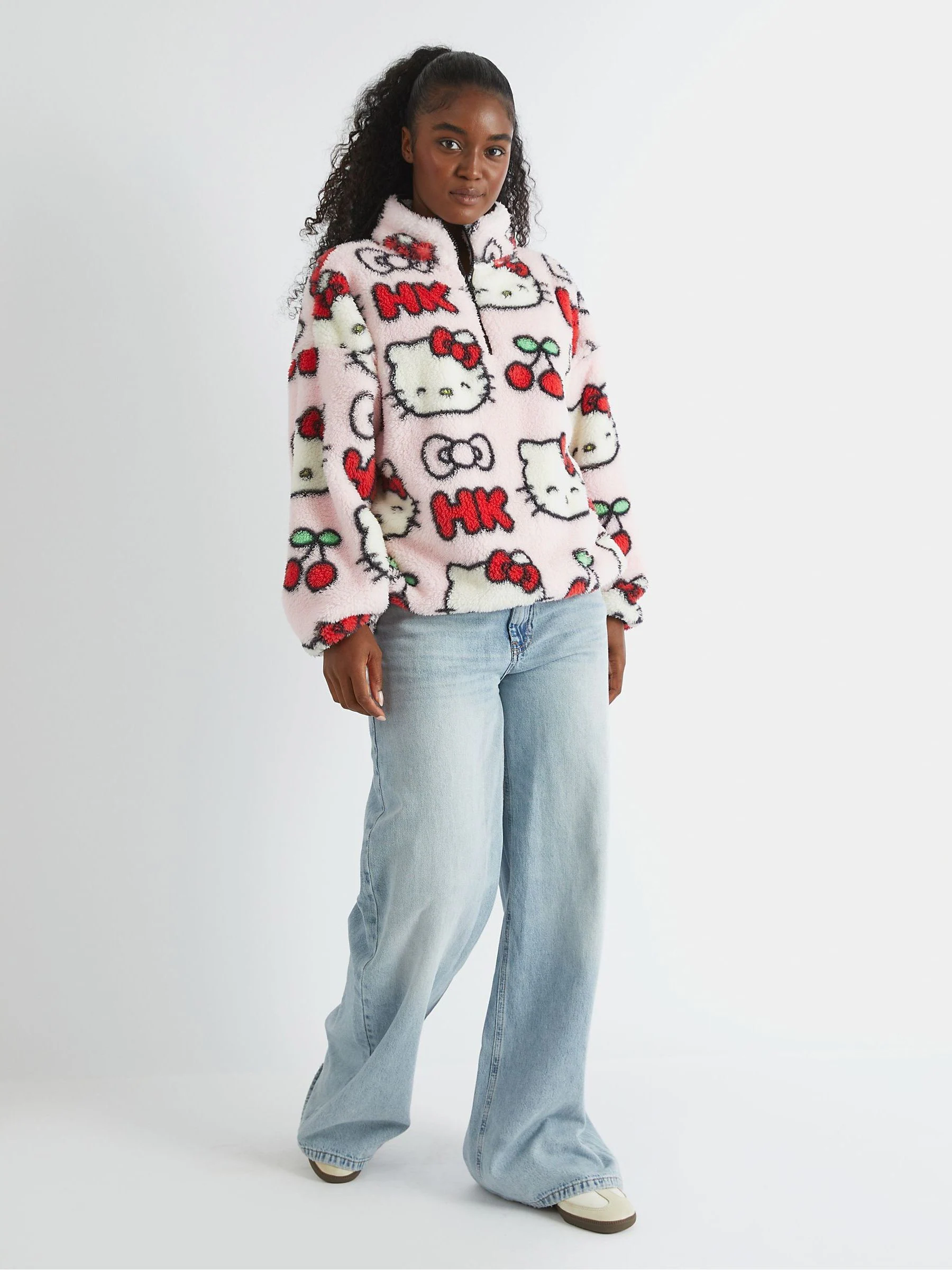 Skinnydip Hello Kitty x Skinnydip Cherry Longline Fleece