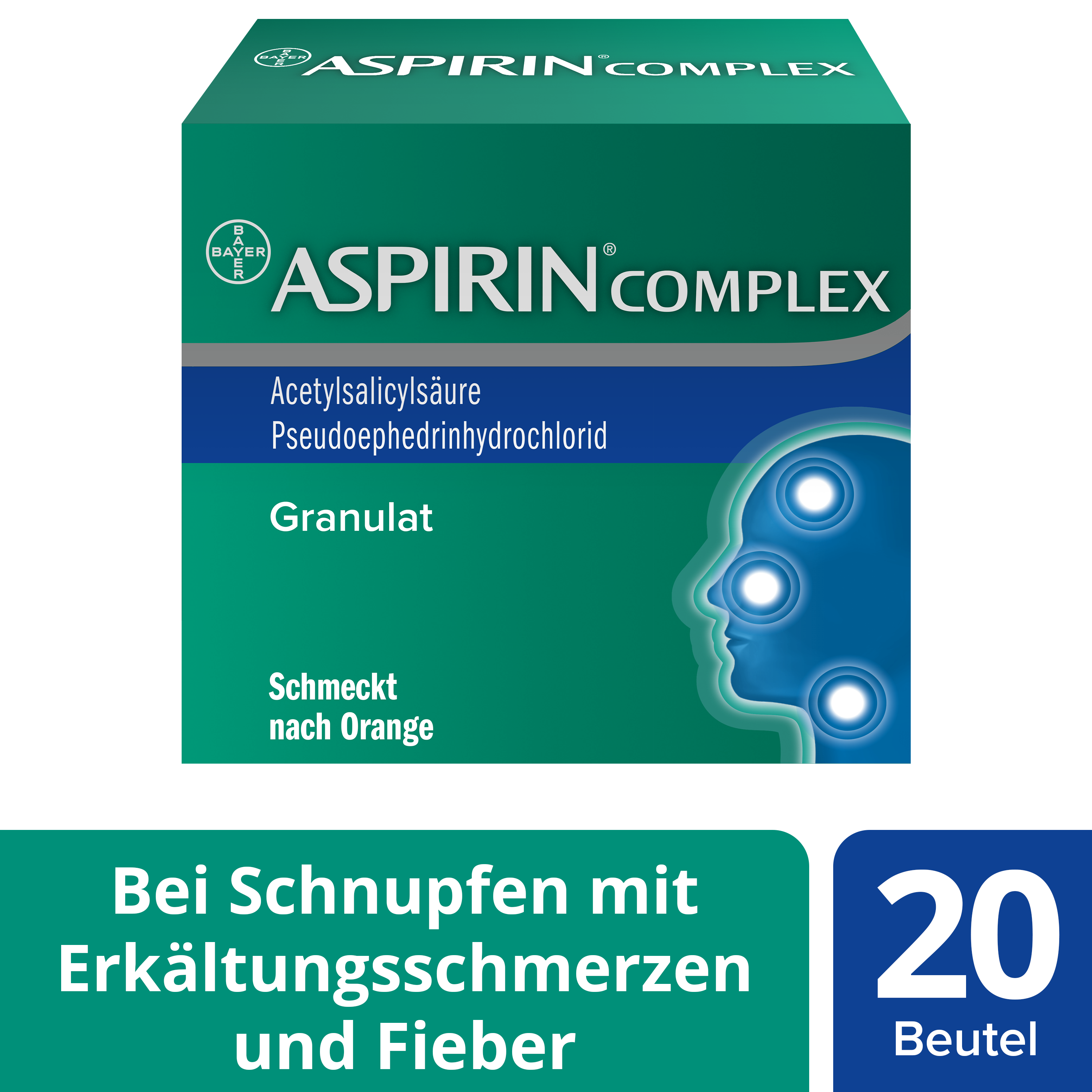 ASPIRINE Complex<br>20 Stück, Beutel, Granulat zur Herstellung einer Lösung zum Einnehmen