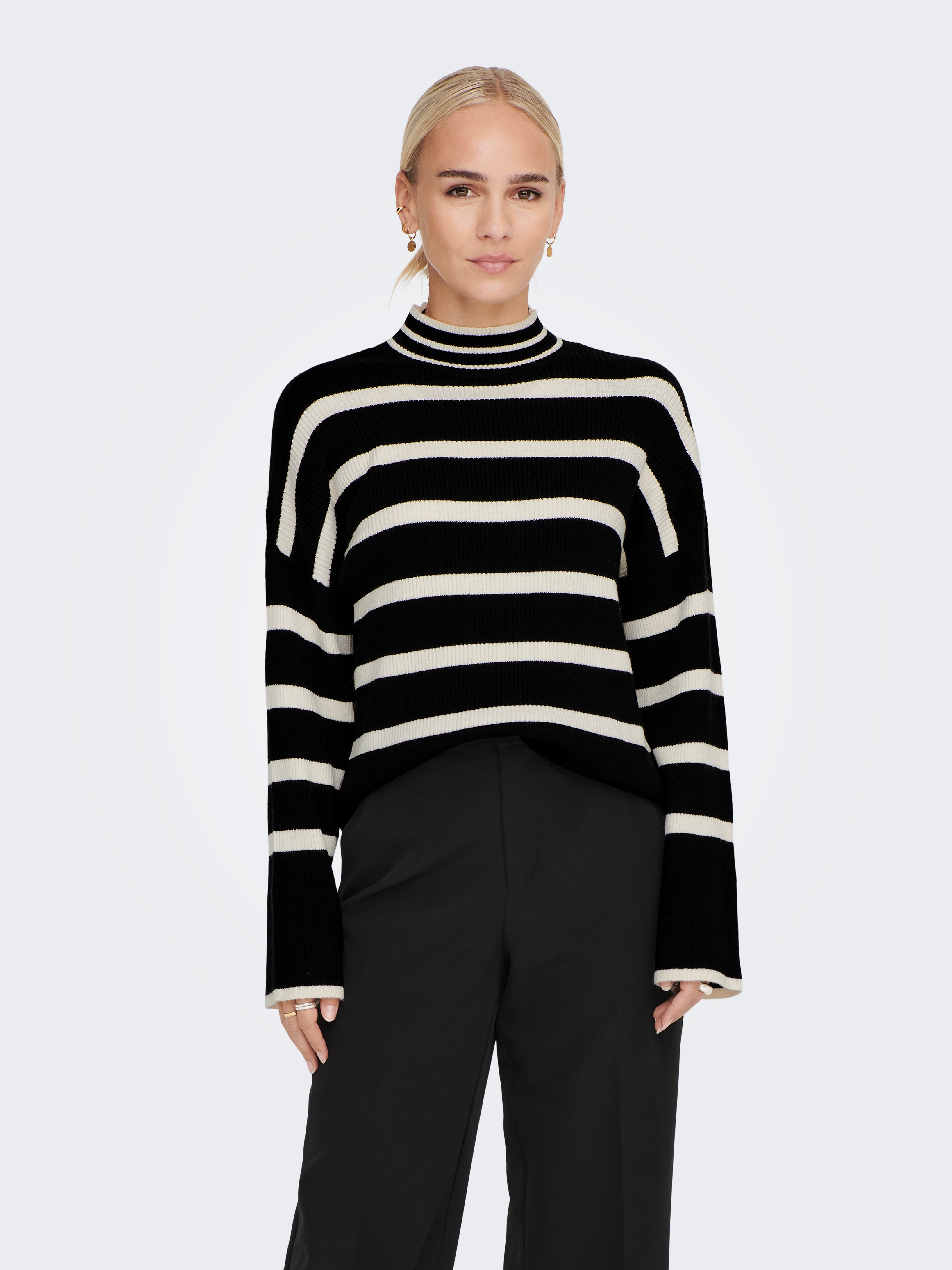 ONLIBI Strickpullover Black