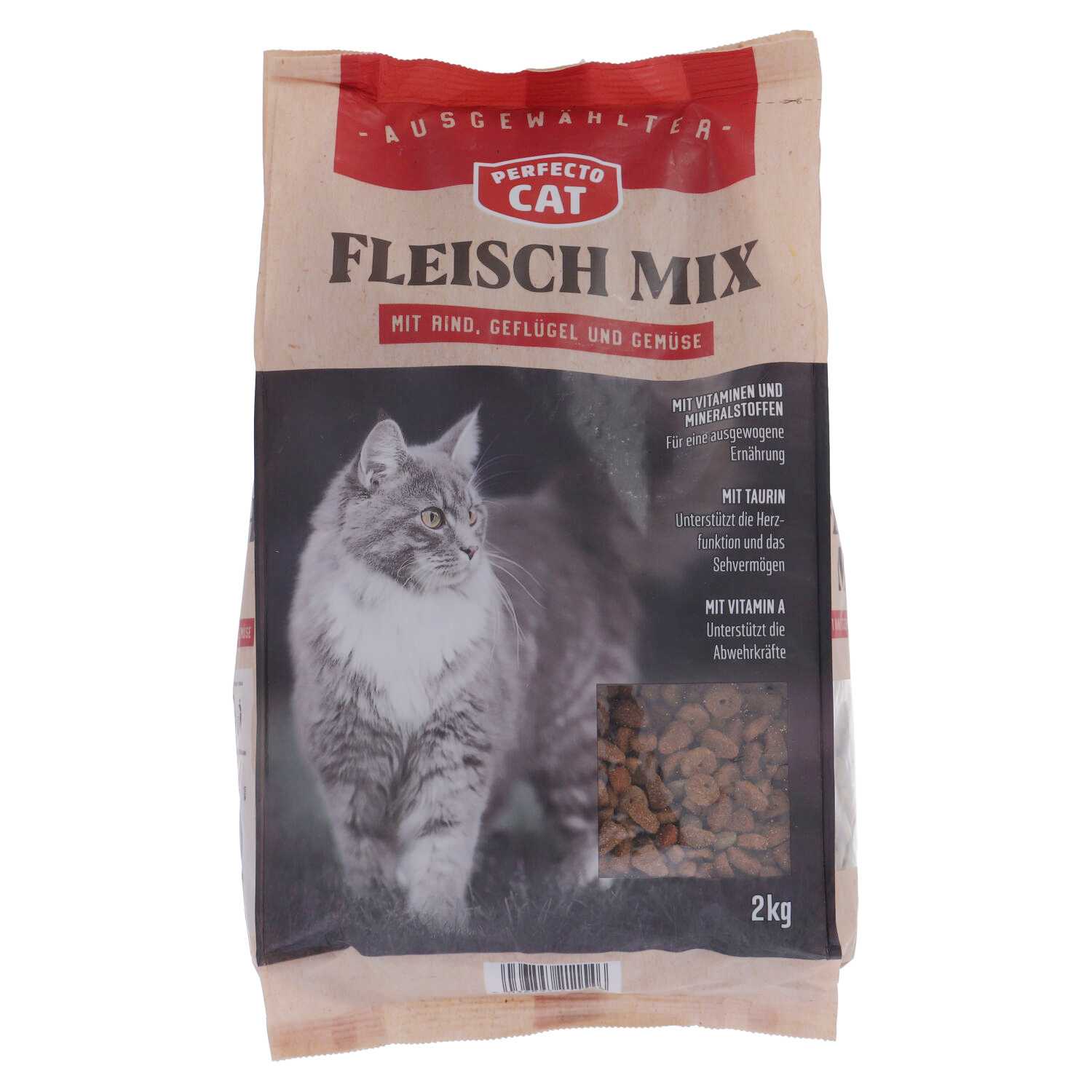 Katzenfutter Fleisch Perfecto, mit Geflügel und Gemüse