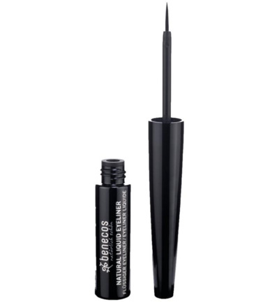 Benecos Eyeliner zwart vloeibaar (1 stuk)