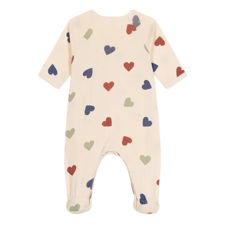 Petit Bateau Pyjama Miam Cœurs | Beige