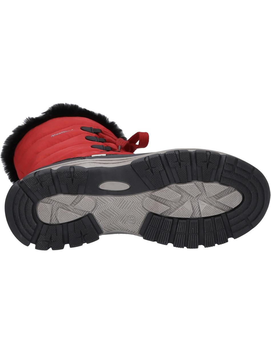 Stiefel Chambery 01, schwarz-rot