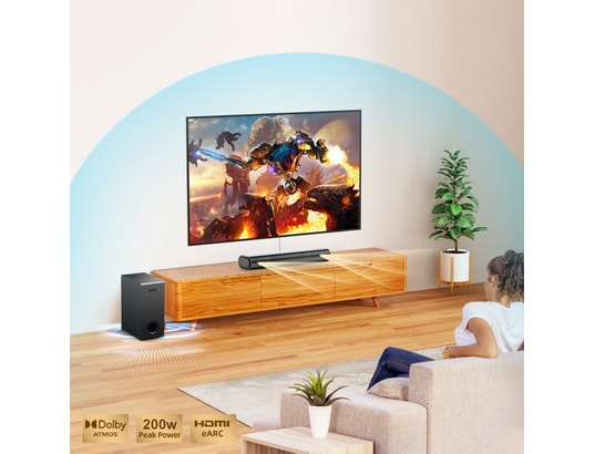 HIWILL - Barre de son a21 2.1 dolby atmos 200w noir