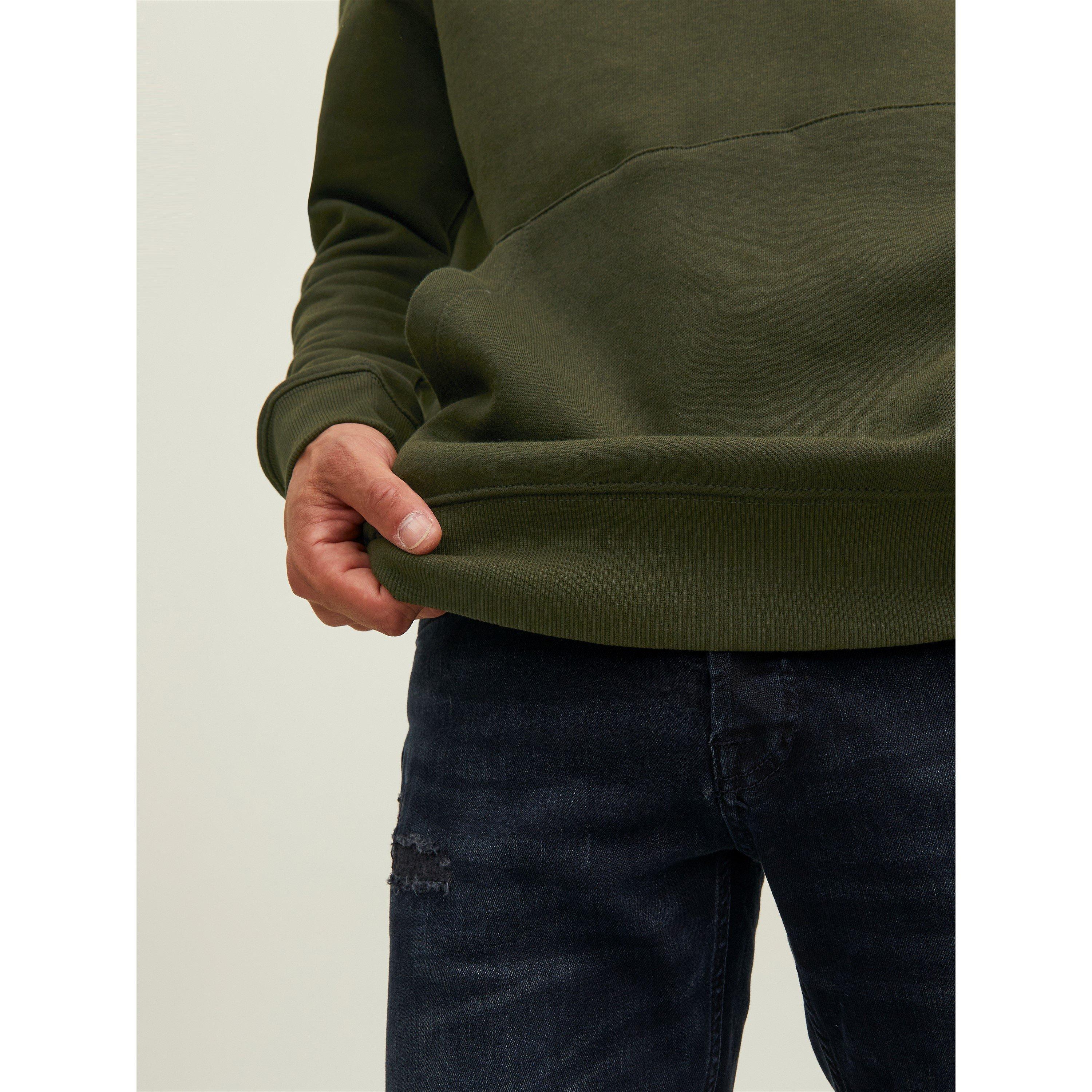 Jack and Jones Plain Hoodie Mens