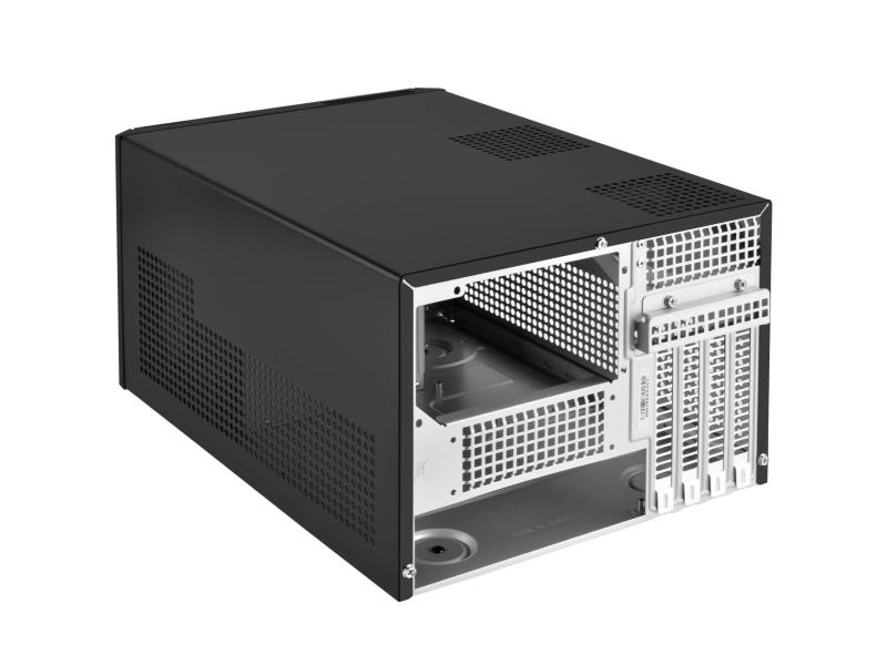 SilverStone PC-Gehäuse SST-SG11B Übersichtlich konzipiertes SFF-Gehäuse mit modernisiertem Layout