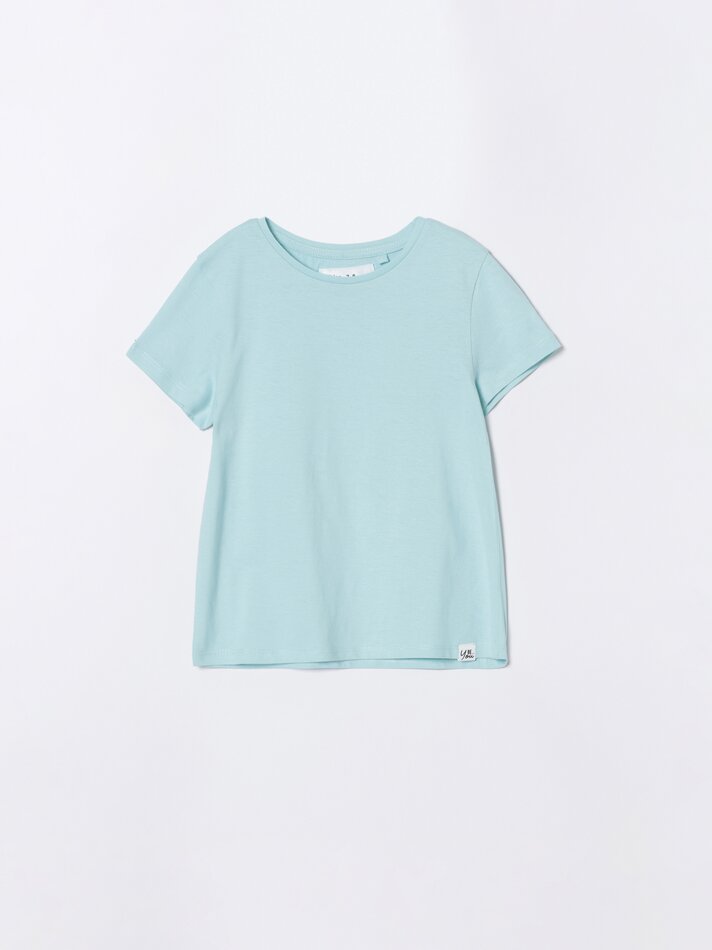 Conjunto com 2 camisetas combinando - Verde Pastel