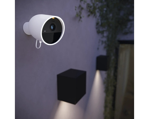 Philips Hue Secure bedrade camera met standaard, wit