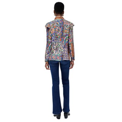 Chemise à manches longues femme Shirt With Ruffle Detail SALSA