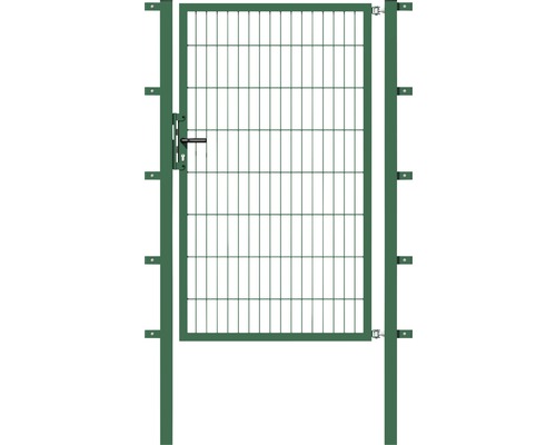 ALBERTS Flexo 100 x 100 cm enkele poort met metalen gaaspanelen, inclusief palen van 6 x 6 cm, groen