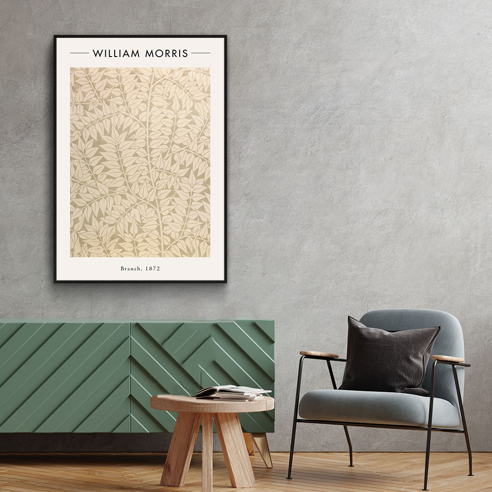 Walljar poster ingelijst - William Morris - Branch Poster ingelijst - 70 x 100 cm