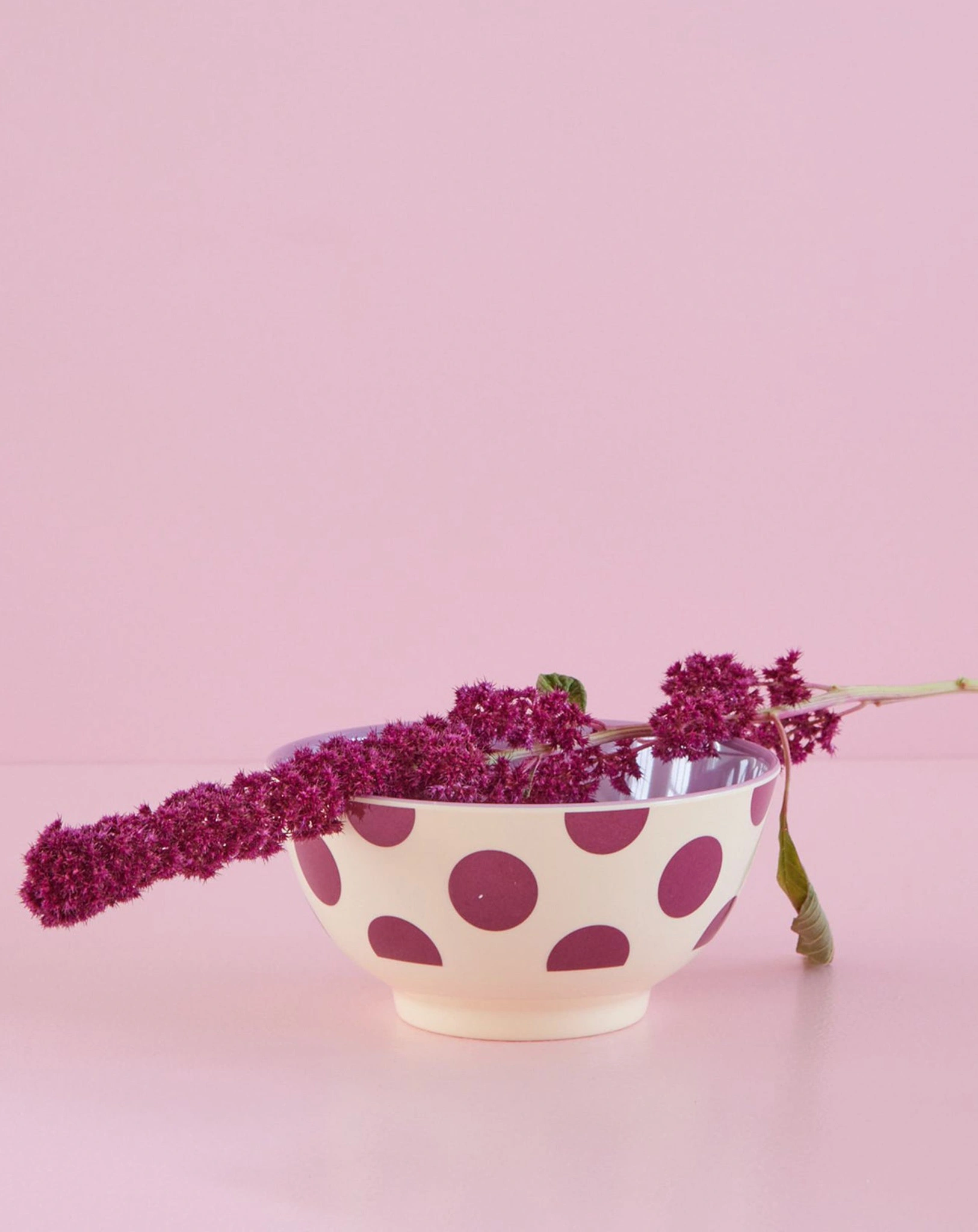 Melamin-Schale MEDIUM DOTS TONE in purple